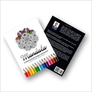25 Butterfly Mandala Designs Coloring Book for Adults – Relaxing & Creative Art Therapy
